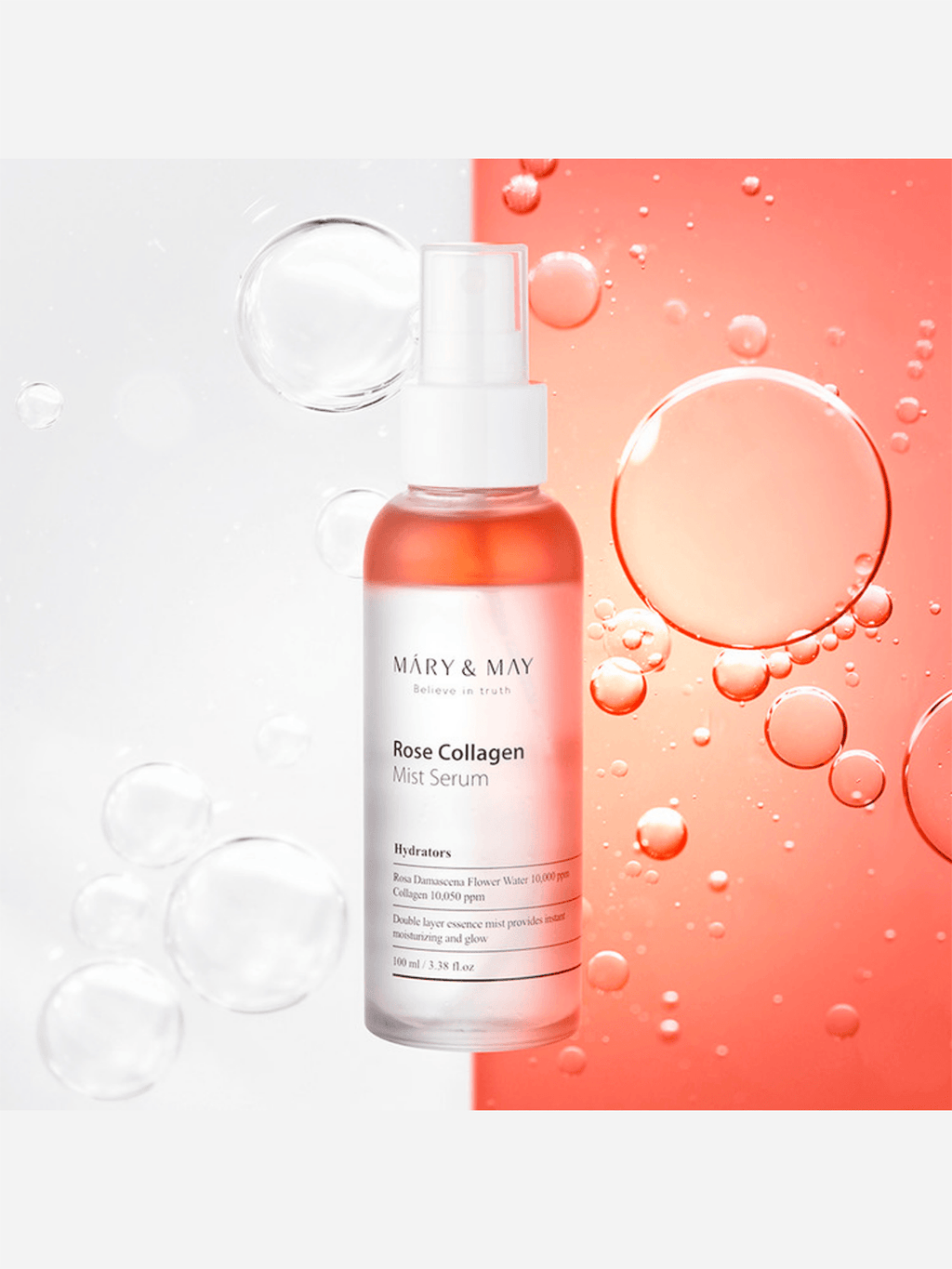 May Marine Rose Collagen Mist Serum 100 ml
