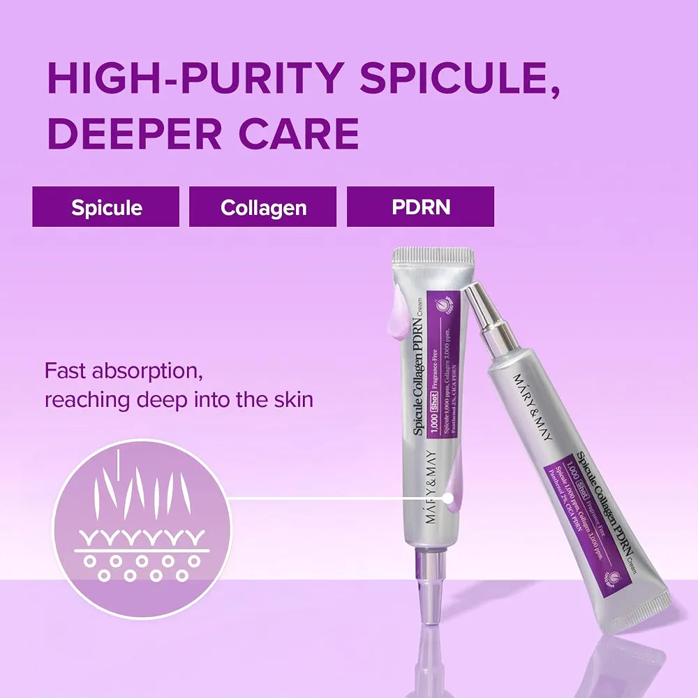 Mary&May Spicule Collagen PDRN Cream 15g
