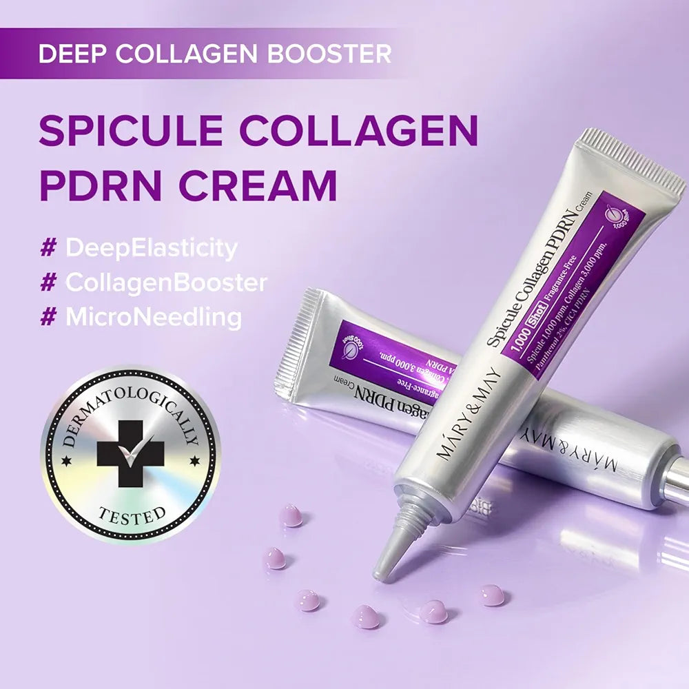 Mary&May Spicule Collagen PDRN Cream 15g