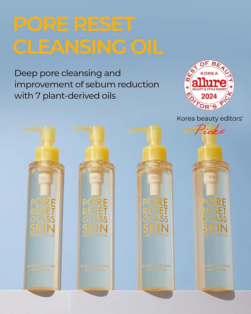 Be The Skin Pore Reset Glass Skin Cleansing Oil (150 ml)