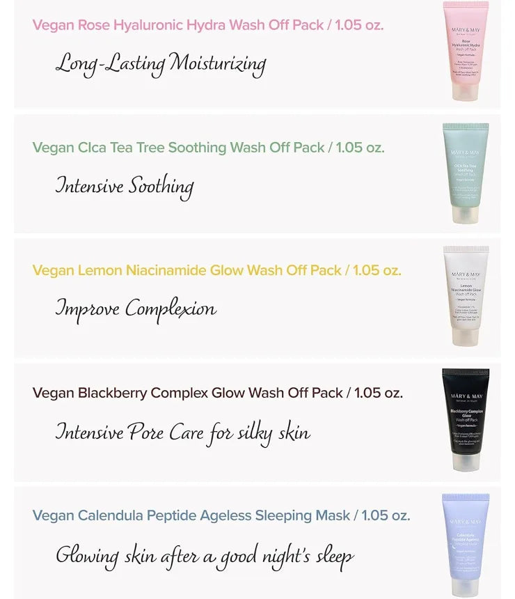Mary & May
Blackberry Complex Glow Wash Off Pack 30 g