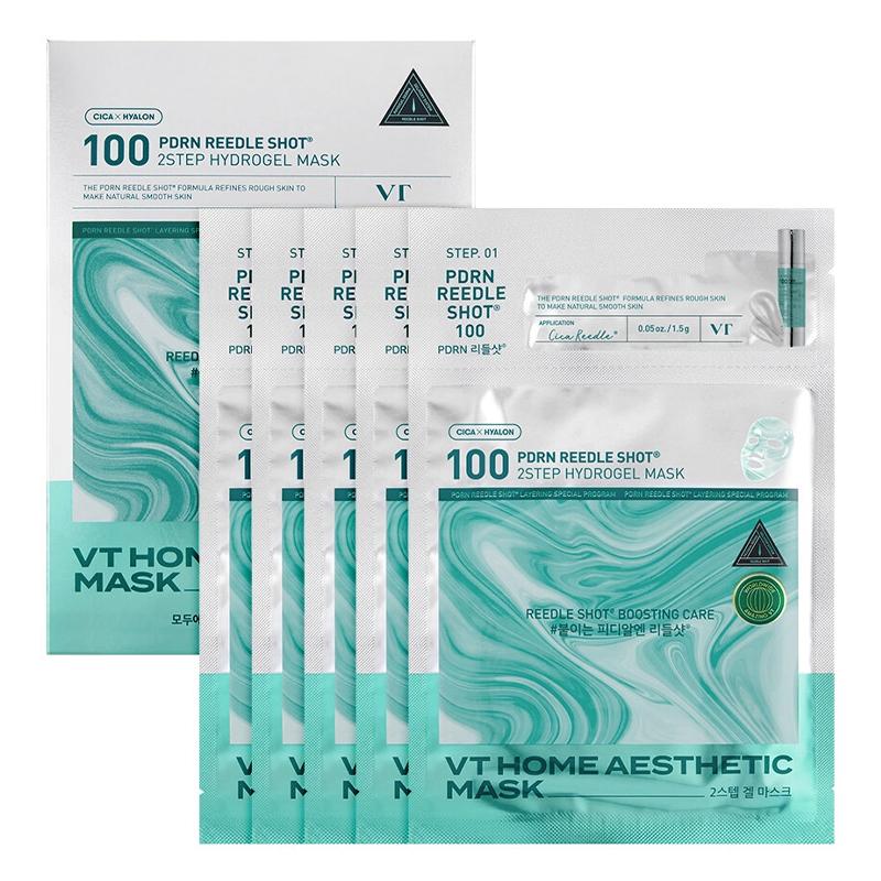 VT COSMETICS PDRN Reedle Shot 100 2-trinns hydrogelmaske 1 stk