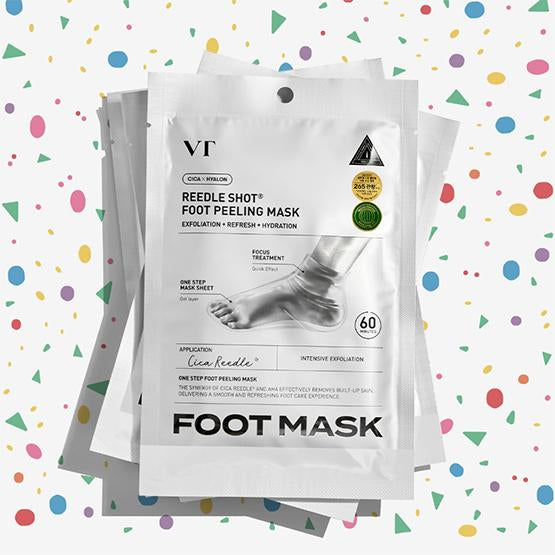 VT COSMETICS Reedle Shot Fotskrubbmaske 40ml 1 stk