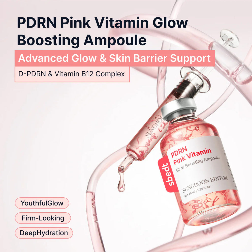 Sungboon Editor PDRN Pink Vitamin Glow Boosting Ampoule 40ml