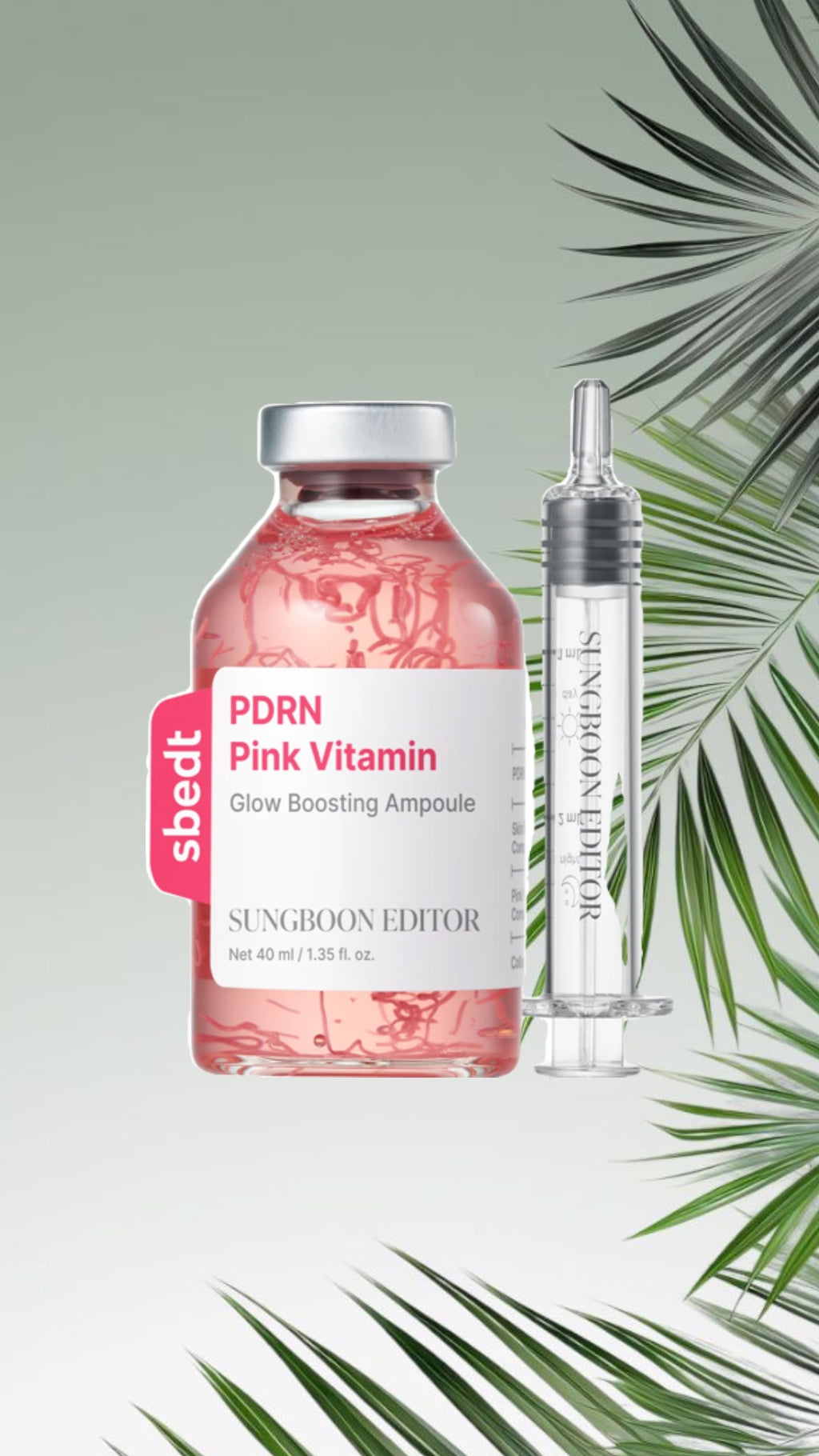 Sungboon Editor PDRN Pink Vitamin Glow Boosting Ampoule 40ml