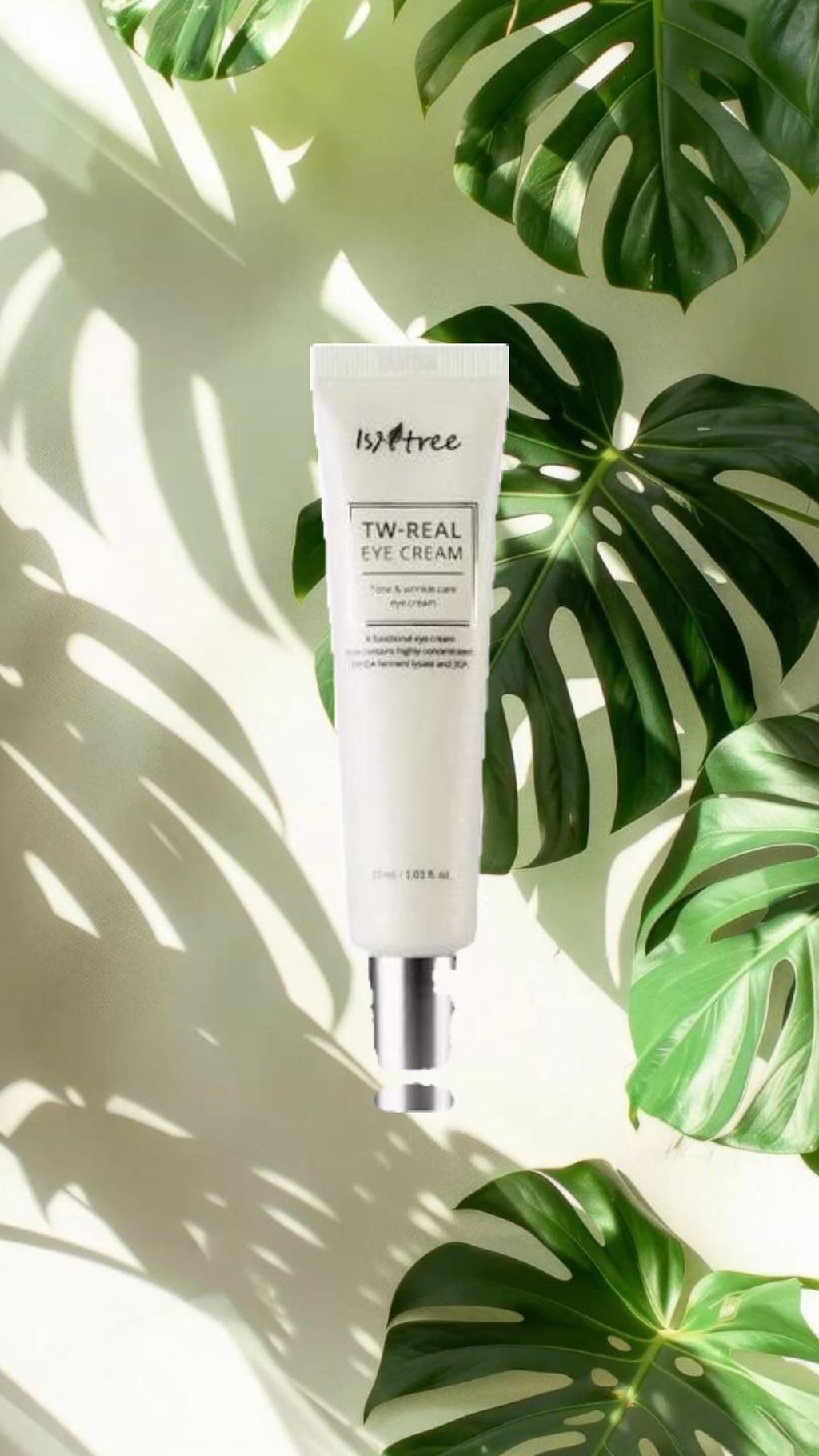 ISNTREE TW-Real Eye Cream — Oppstrammende og glødgivende øyekrem 30 ml