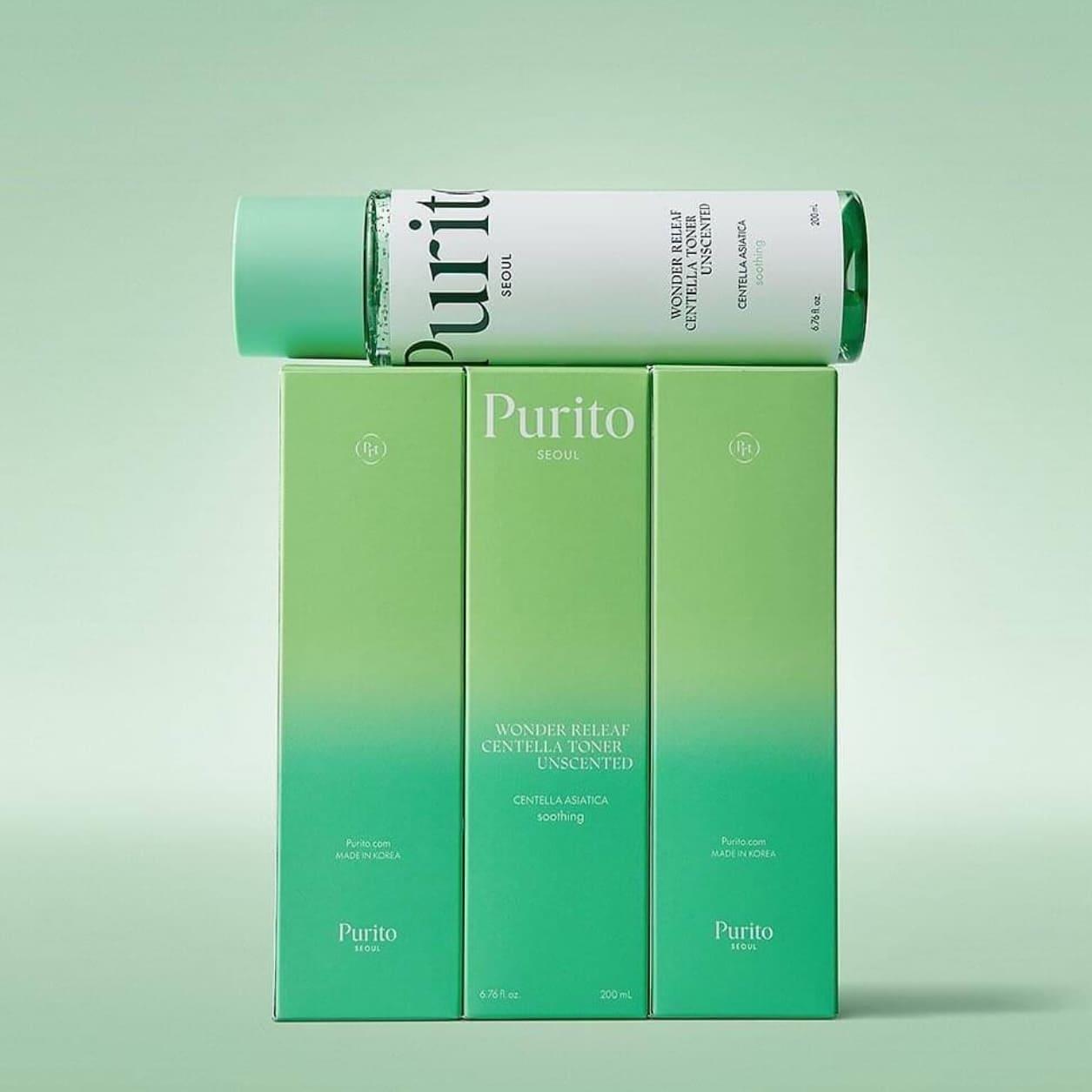 Purito Wonder Releaf Centella Toner Unscented, 200 ml