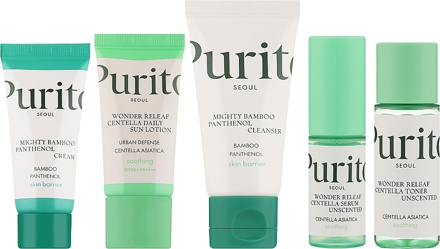 Mini produktsett

Purito Seoul Best Kit (gel/30ml + toner/30ml + ser/15ml + cr/15ml + cr/15ml)