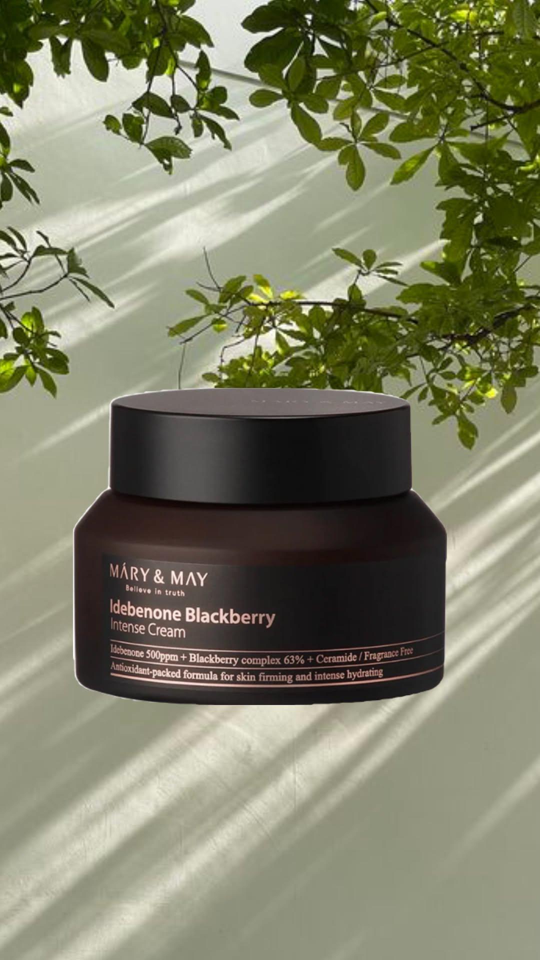 Mary & May - Idebenone + Blackberry Complex Intense Care Cream, 70g