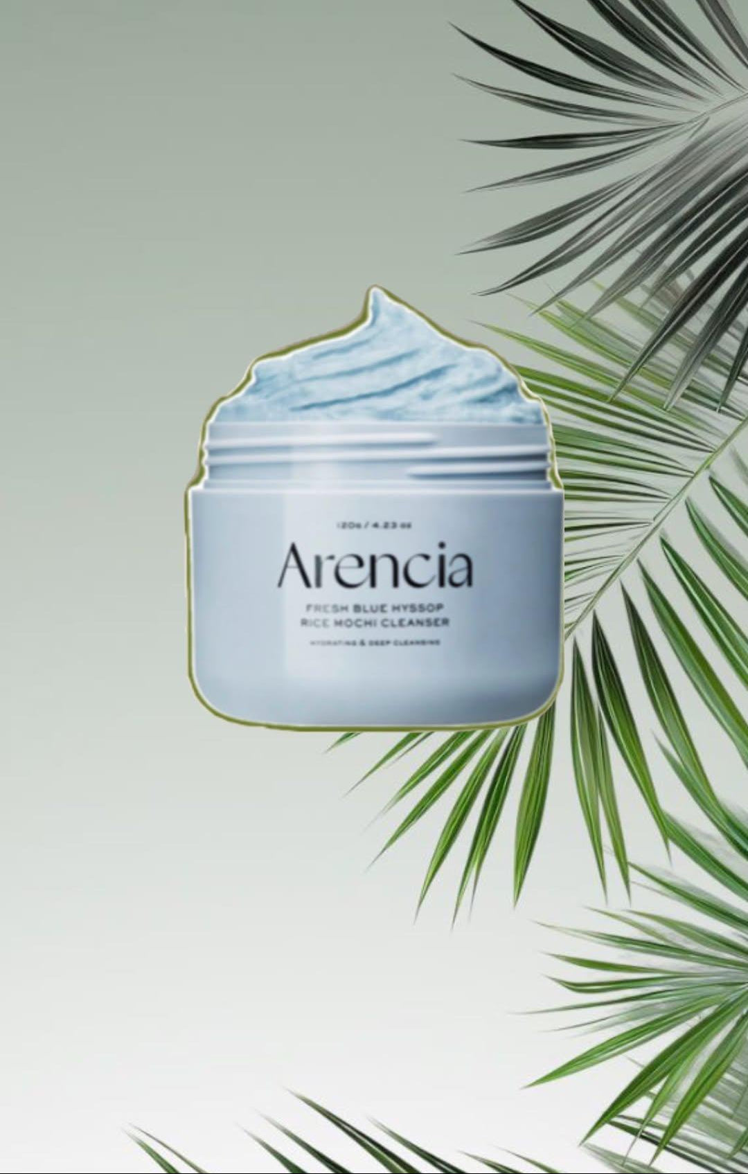 Arencia — Fresh Blue Hyssop Rice Mochi Cleanser 120g
