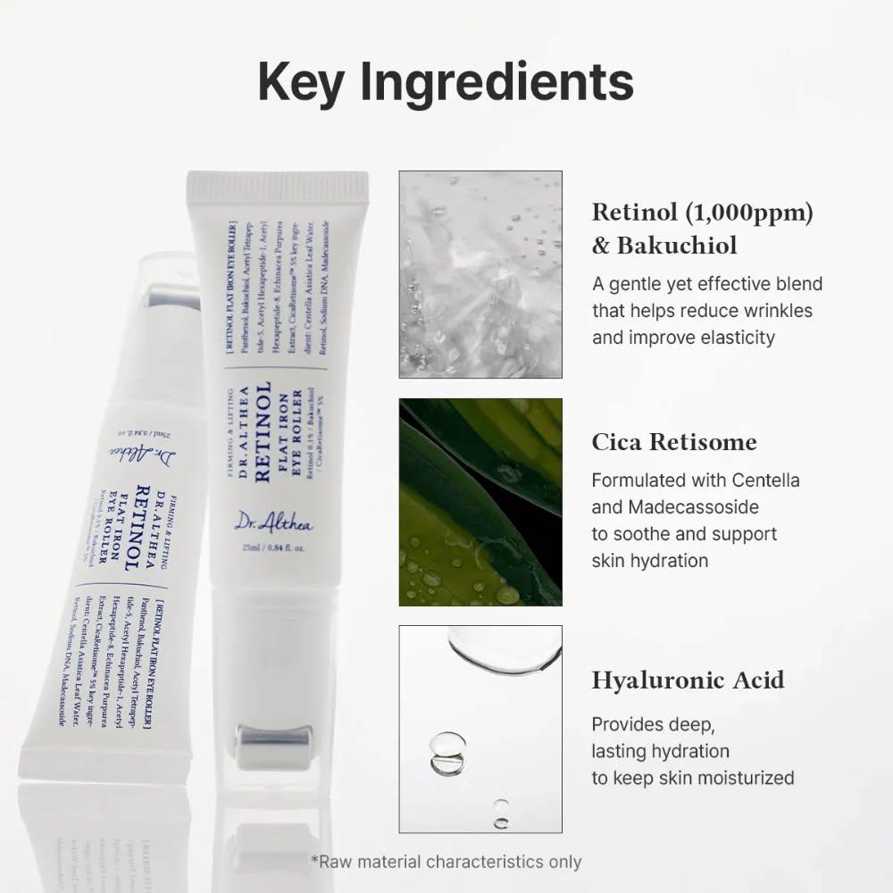 Dr. Althea - Retinol Flat Iron Eye Roller, 25ml
