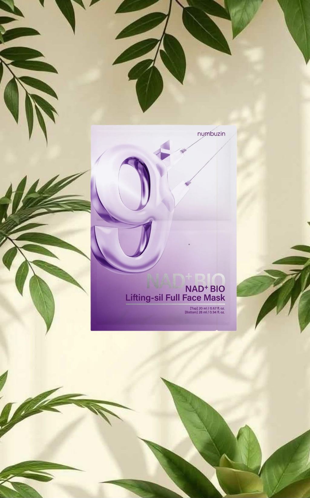Numbuzin No.9 NAD Bio Lifting Full Cover Facial Mask