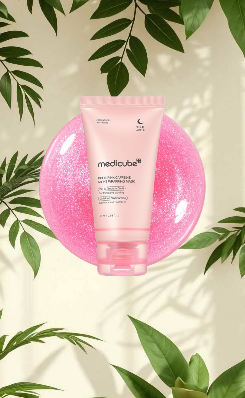 Medicube PDRN Pink Caffeine Night Wrapping Mask 75 ml