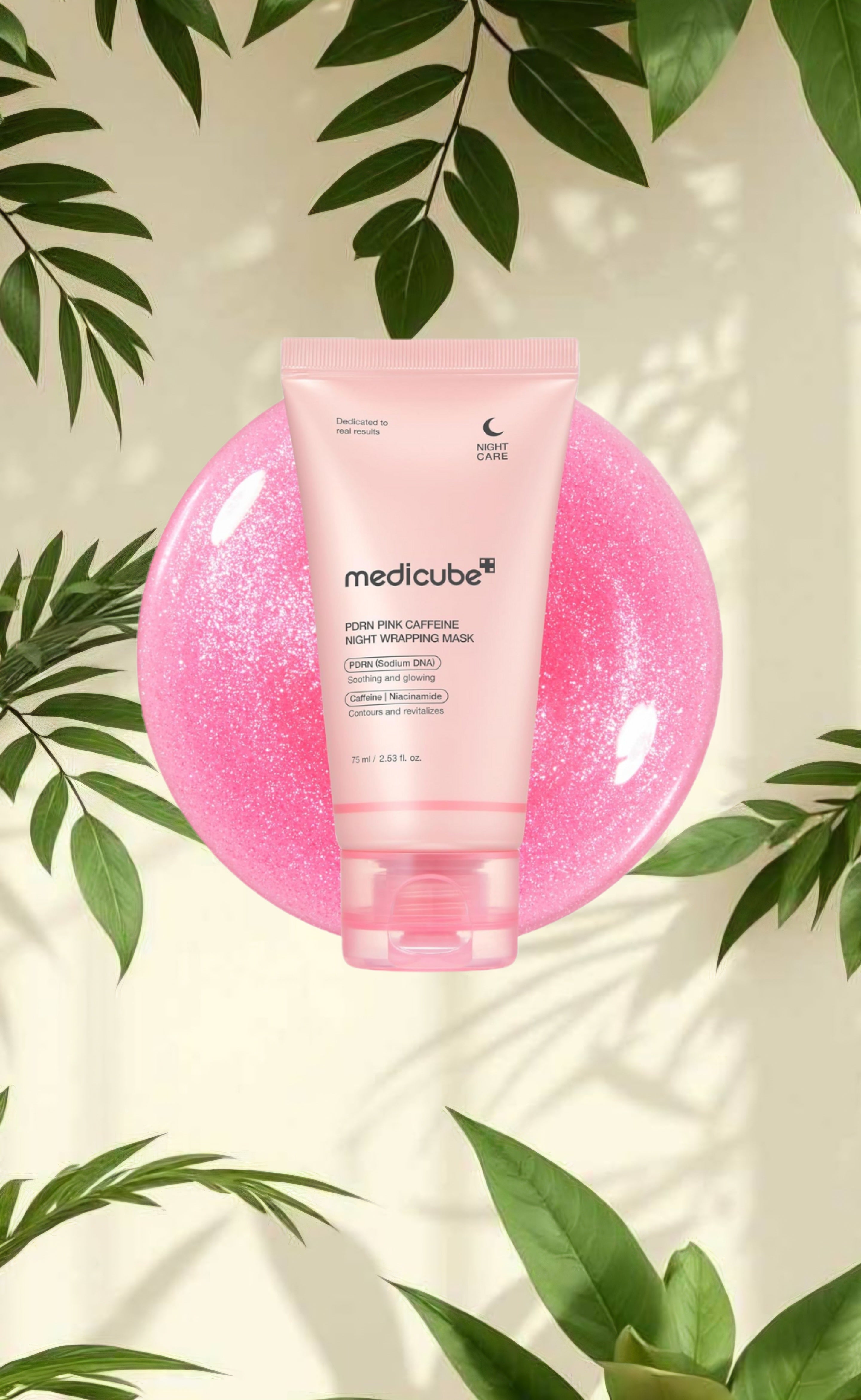 Medicube PDRN Pink Caffeine Night Wrapping Mask 75 ml