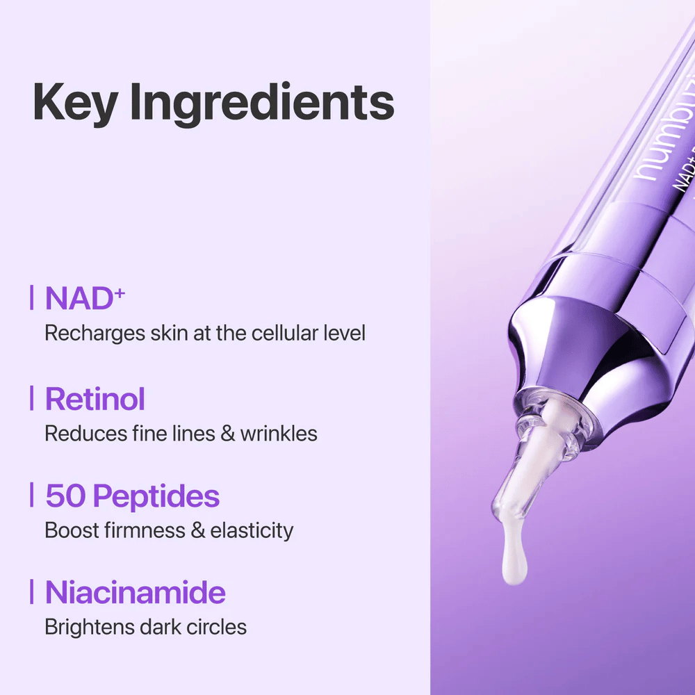 Numbuzin – No.9 NAD+ Retinol Volumetox Eye Cream 10 ml