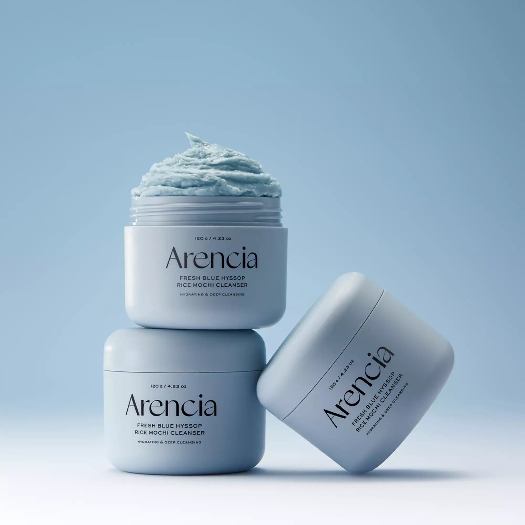 Arencia — Fresh Blue Hyssop Rice Mochi Cleanser 120g