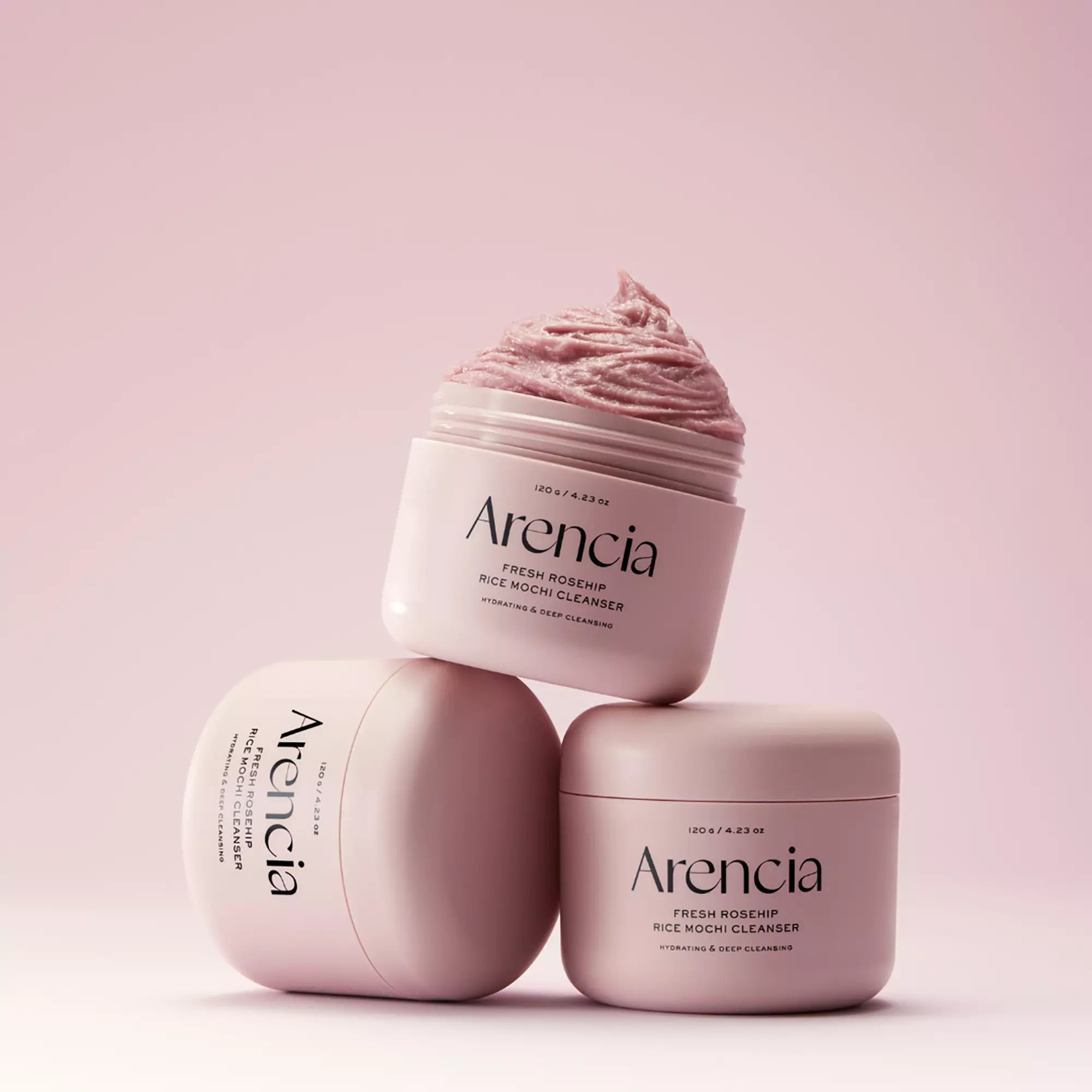 Arencia — Fresh Rosehip Rice Mochi Cleanser 120g